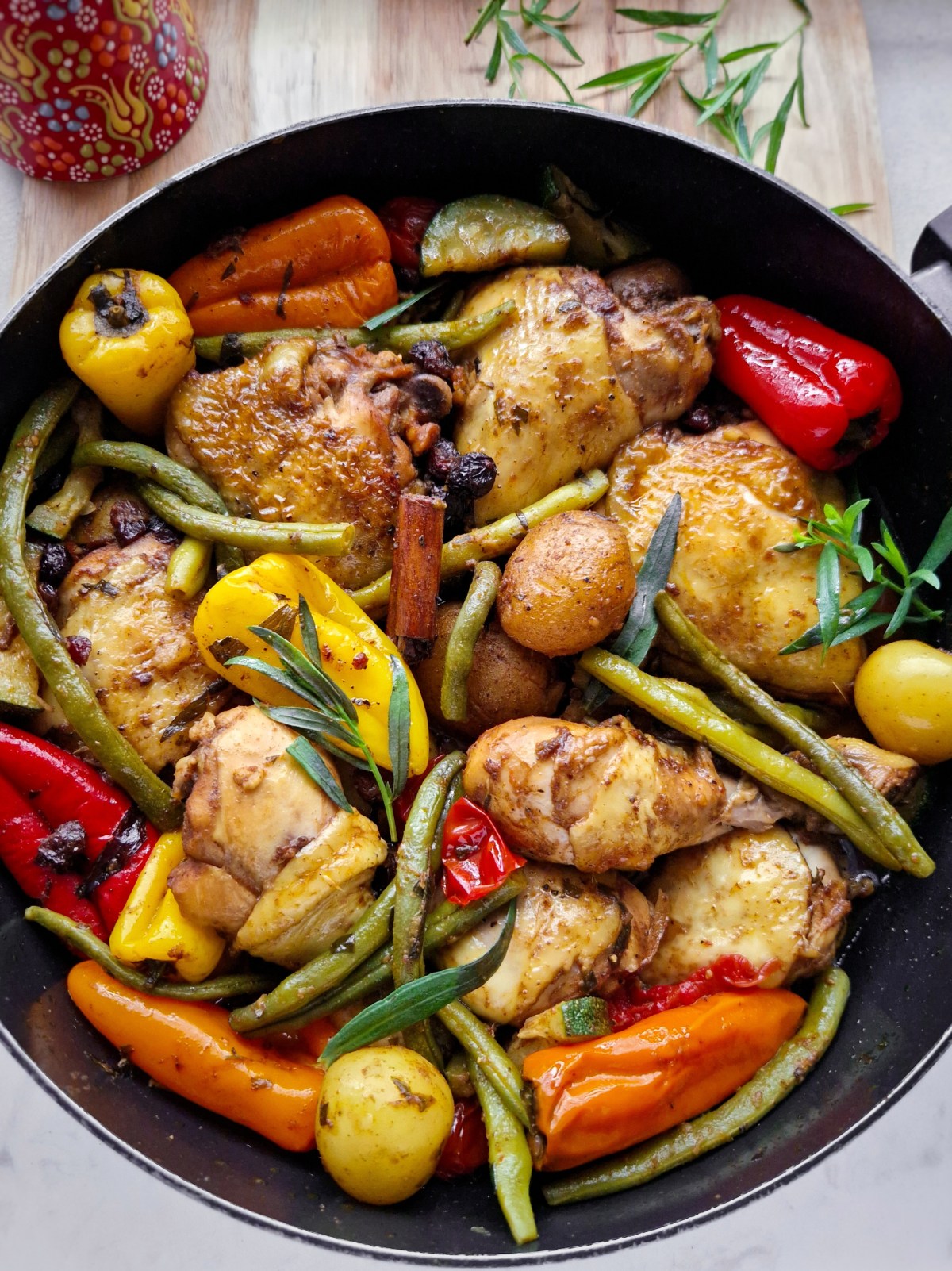 Marokkaans stoofpotje met oogst&nbsp;groenten