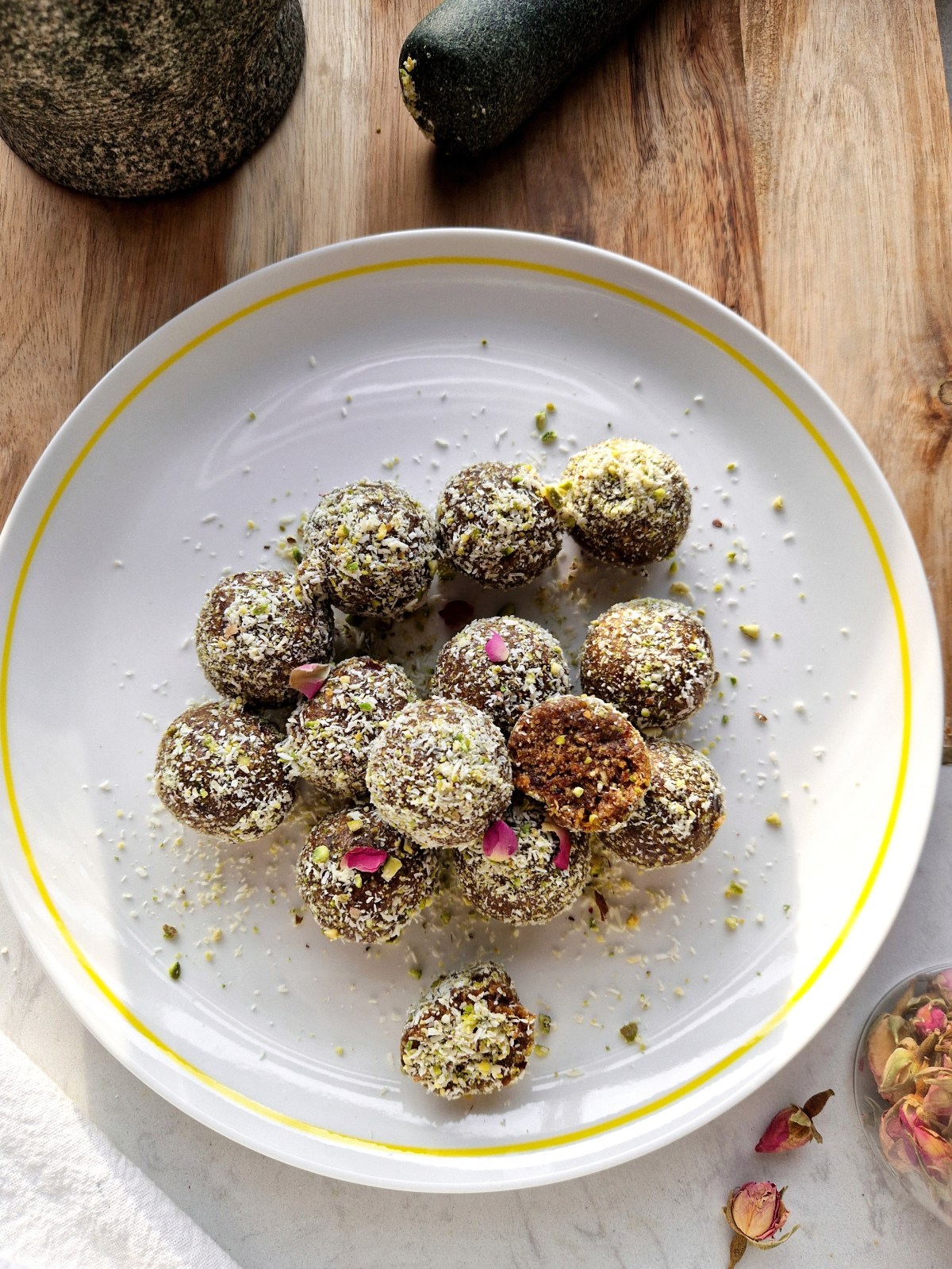 Pistache- kokosballen