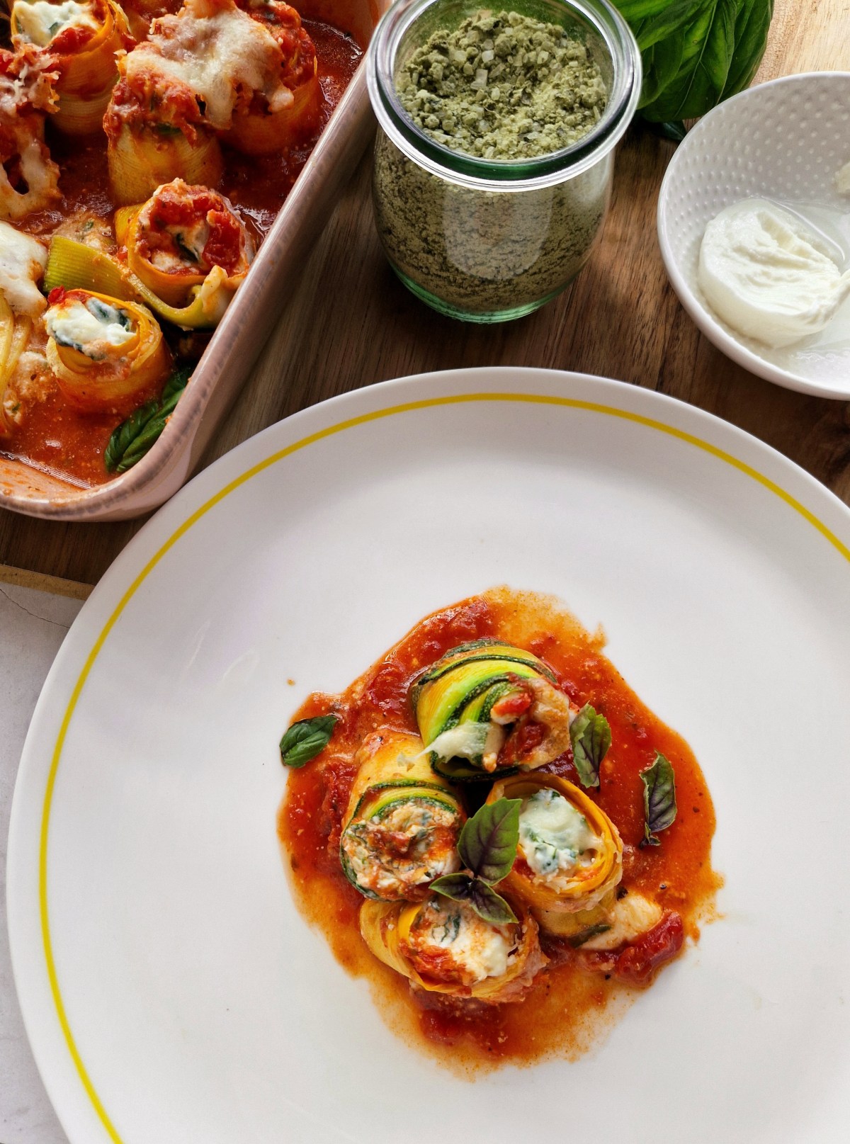 Courgetterolletjes